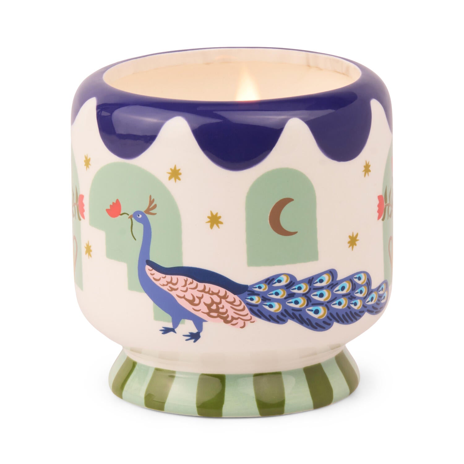 Adopo Peacock duftlys - Misted Lime
